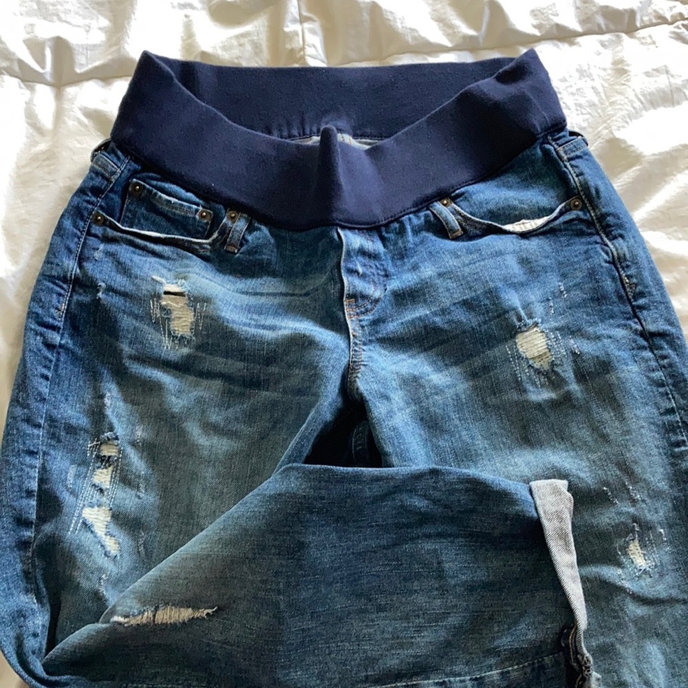 Gap maternity girlfriend jeans size 10